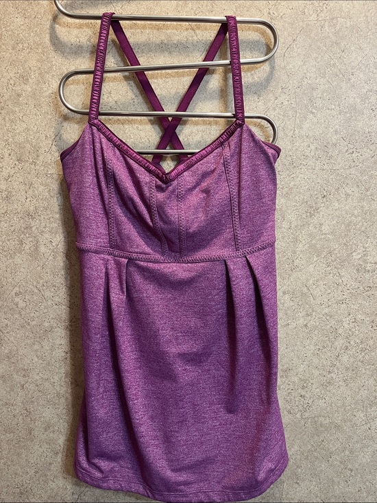 lululemon athletica Tops - lululemon athletica Purple Strappy Athletic Tank